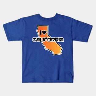 I Love California T-Shirt Kids T-Shirt